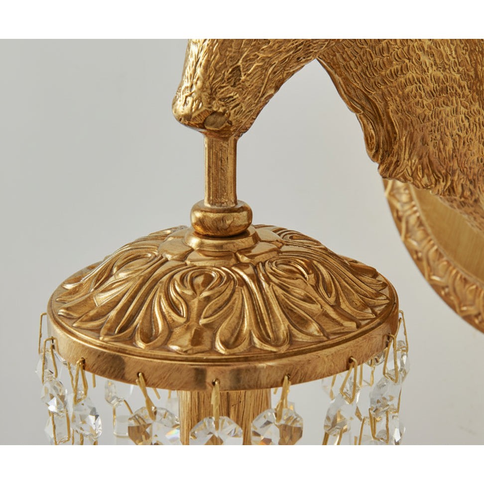 Wandlamp met geweikristal HL3293