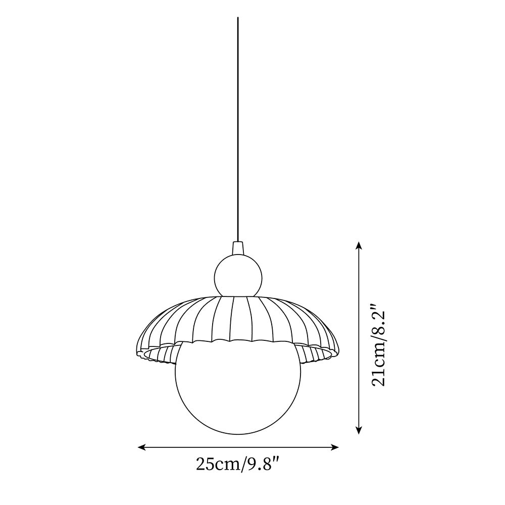 Alien Glazen Hanglamp HL349