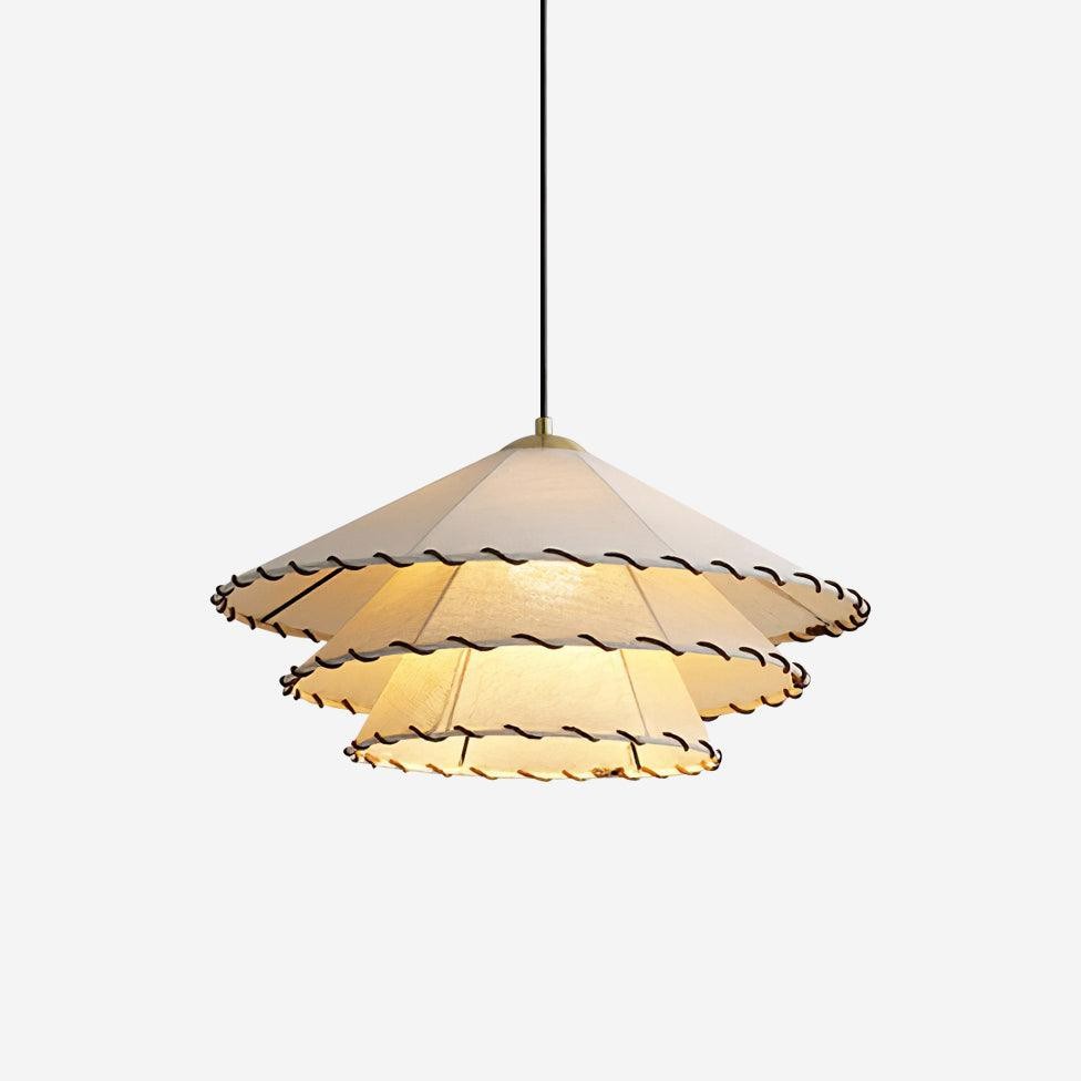 Vintage Lotusblad Stoffen Hanglamp HL639
