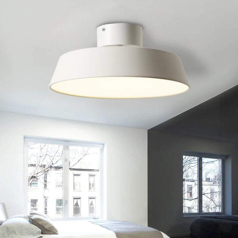Nordic Minimalist Ronde Aluminium LED Plafondlamp HL1264