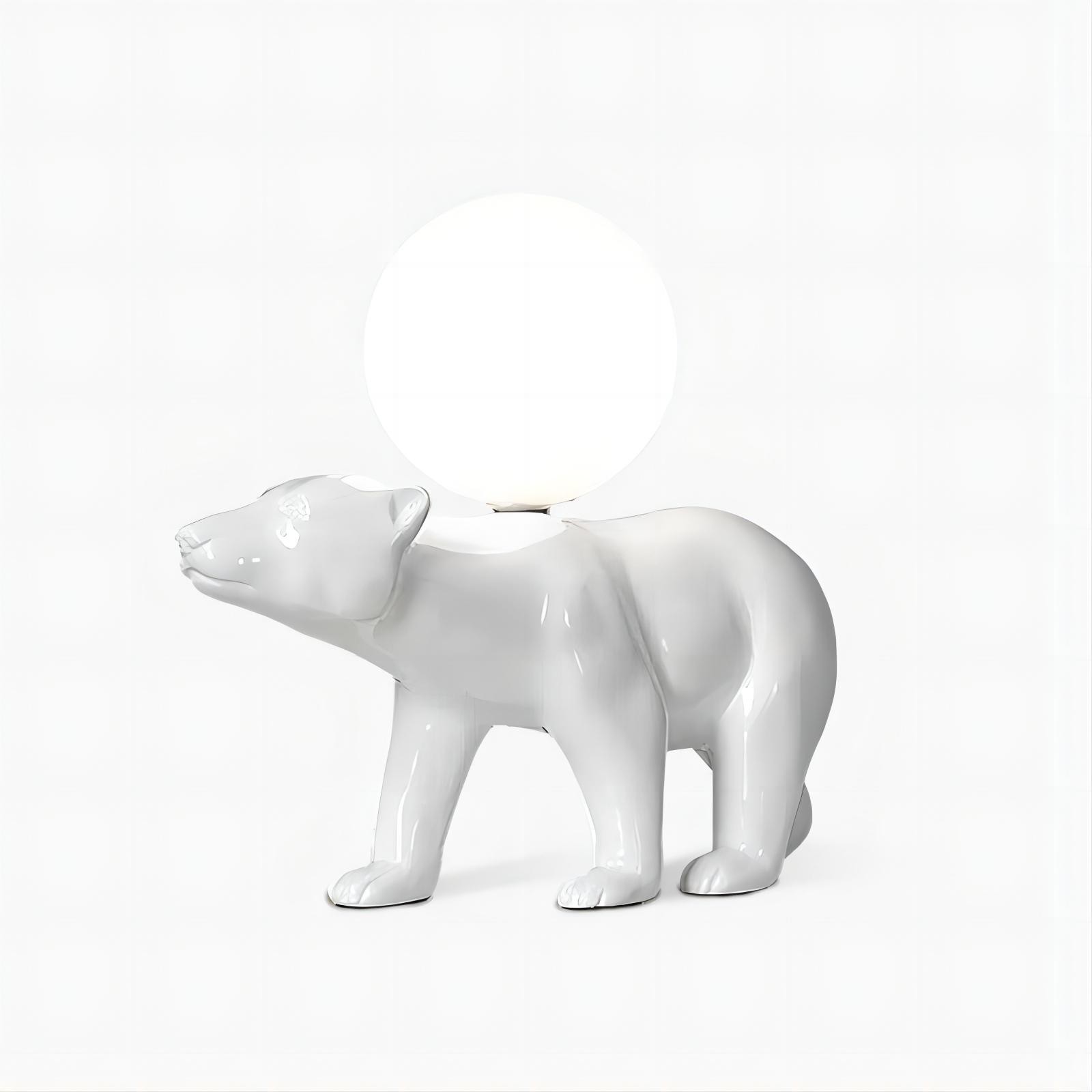 Creatieve witte tafellamp met dierenbeervorm HL124
