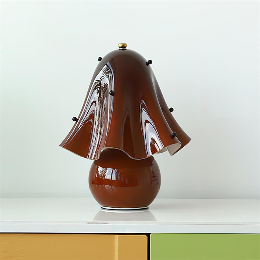 Bellina Decoratieve Tafellamp - Sculpturale Klokvormige Bloemvorm HL1644