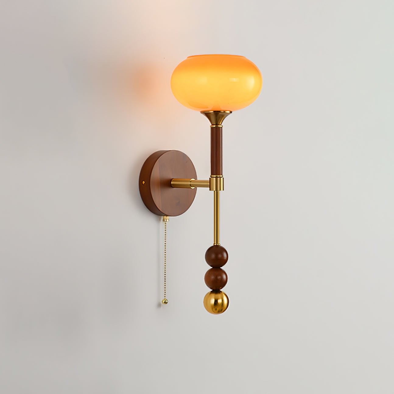 Retro Massief Houten Serie Wandlamp HL769