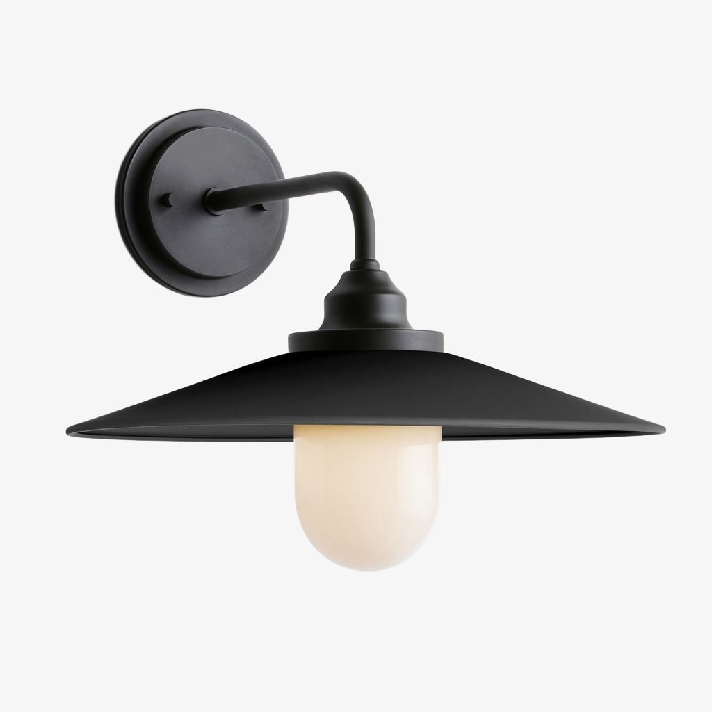 Cordax Utility-geïnspireerde wandlamp - Metaal en glas voor binnen- en buitendecoratie HL2273