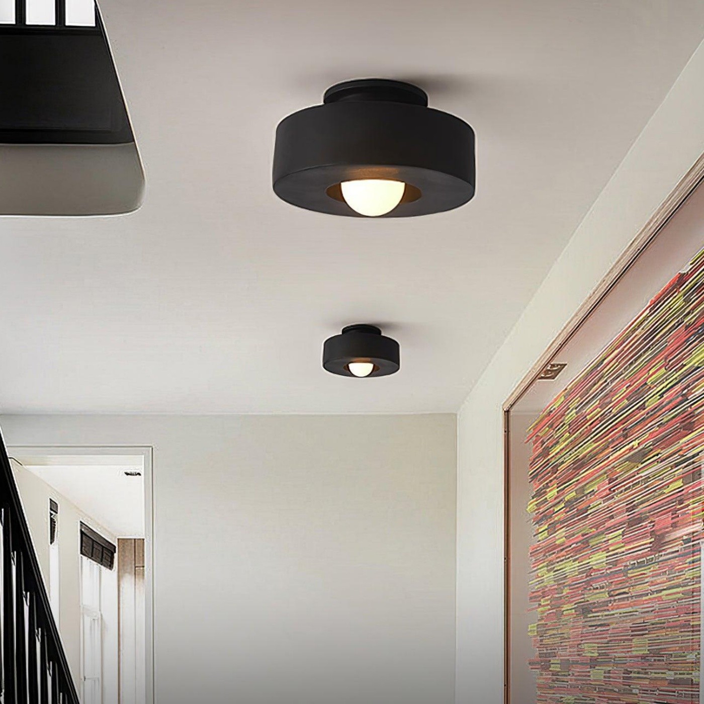 Nordic Round Disc Resin Plafondlamp HL289