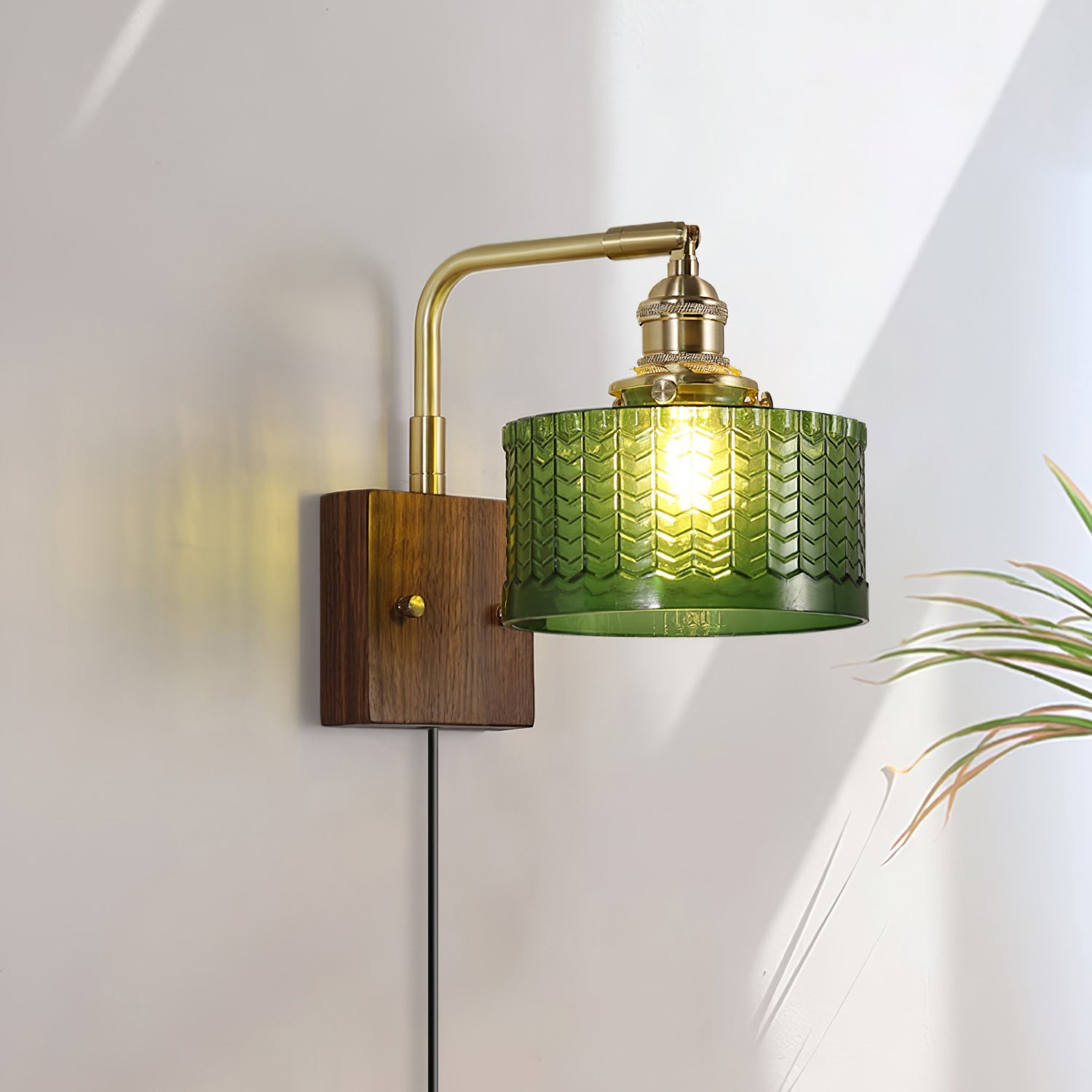 Vintage Plug In Wandlamp voor Slaapkamer HL507