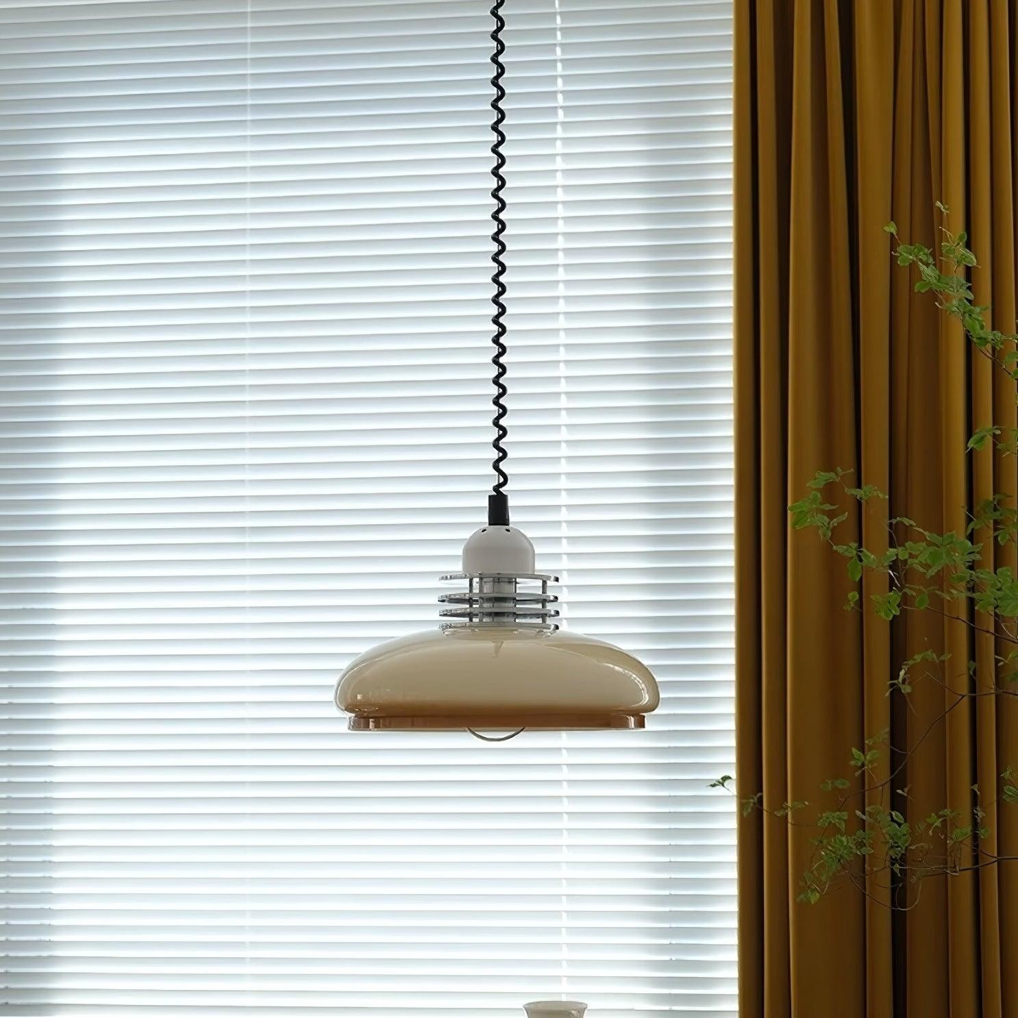 Nordic Cream intrekbare hanglamp HL914