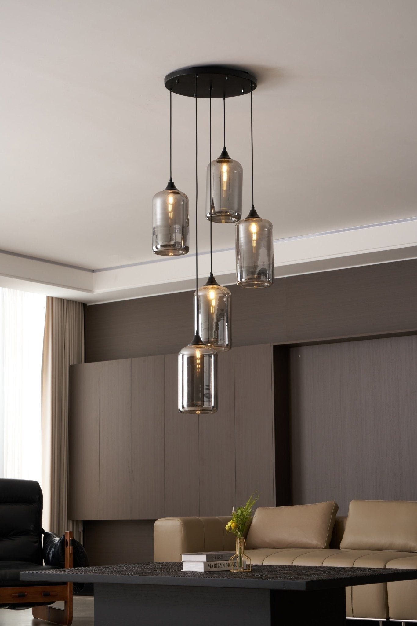 Flesvormige hanglamp HL2916