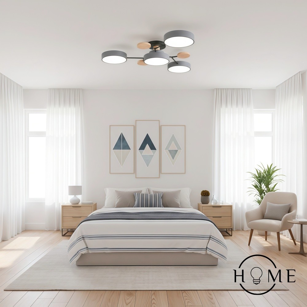 Nordic vertakte schijf LED plafondlamp HL215
