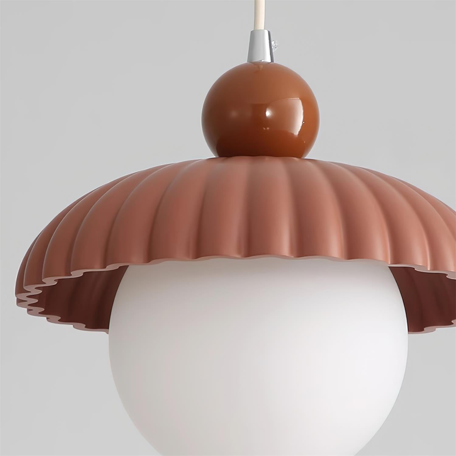 Creatieve bolvormige strohoed verticale lijn hanglamp HL350