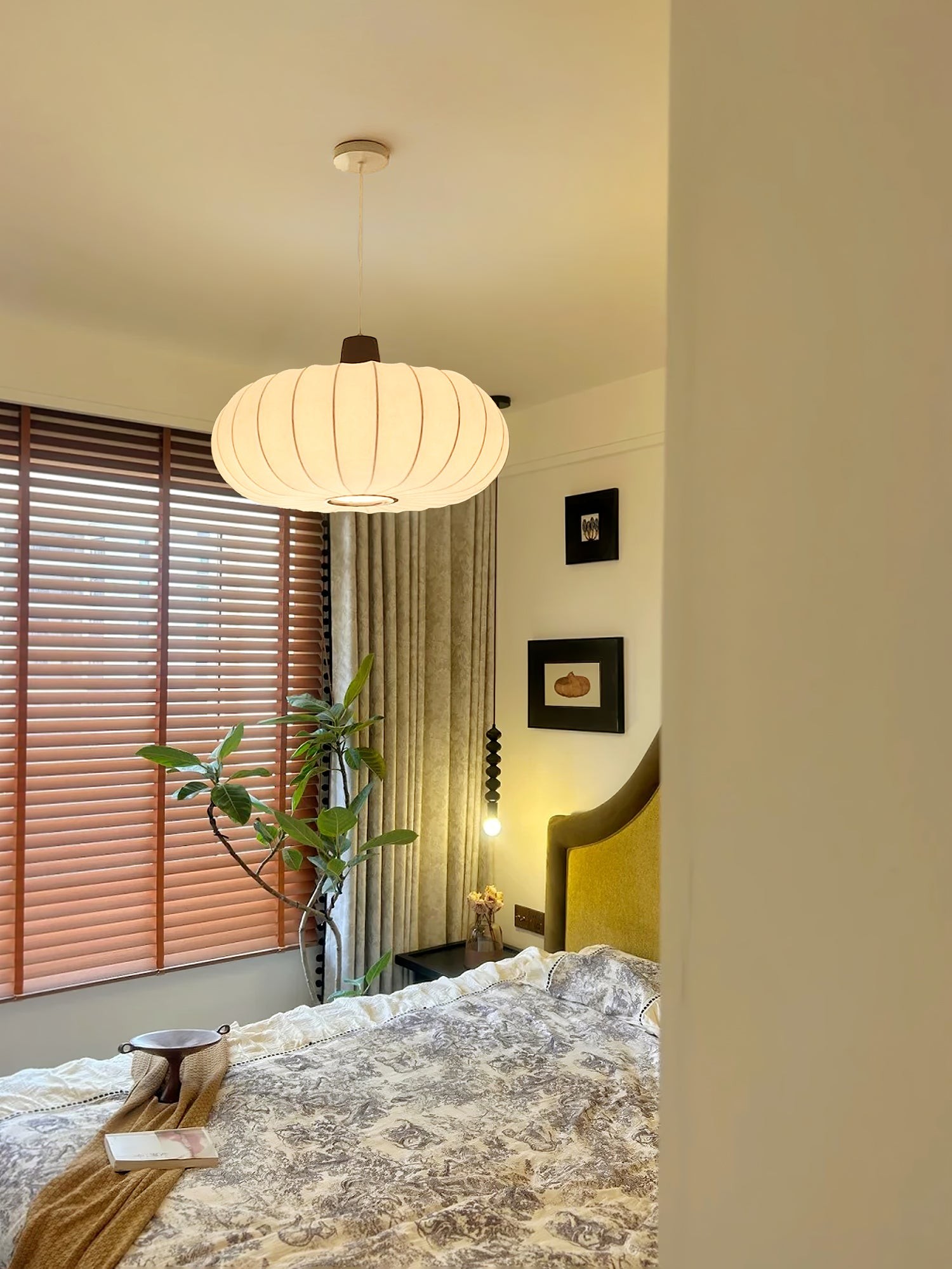 Klassieke zijden lantaarn hanglamp HL740
