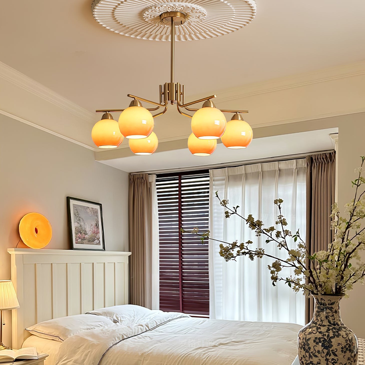Creatieve Karamel Bolvormige Hanglamp HL410