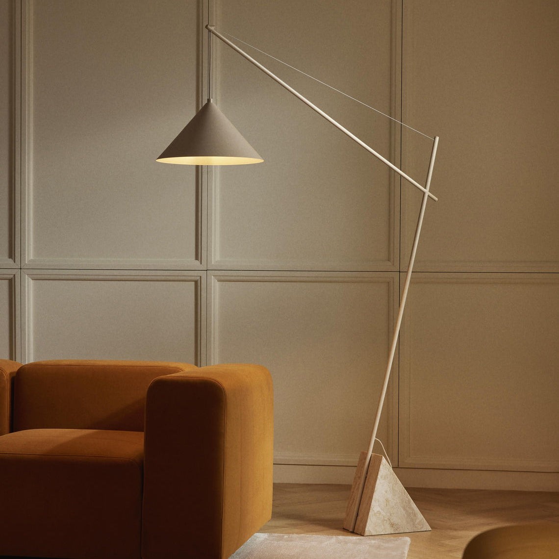 Grande Travertine Vloerlamp HL3259