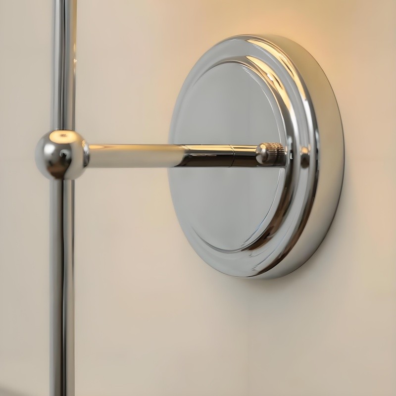 Cumoris geplooide wandlamp - Frans geïnspireerde accentlamp voor naast het bed en in de woonkamer HL3589