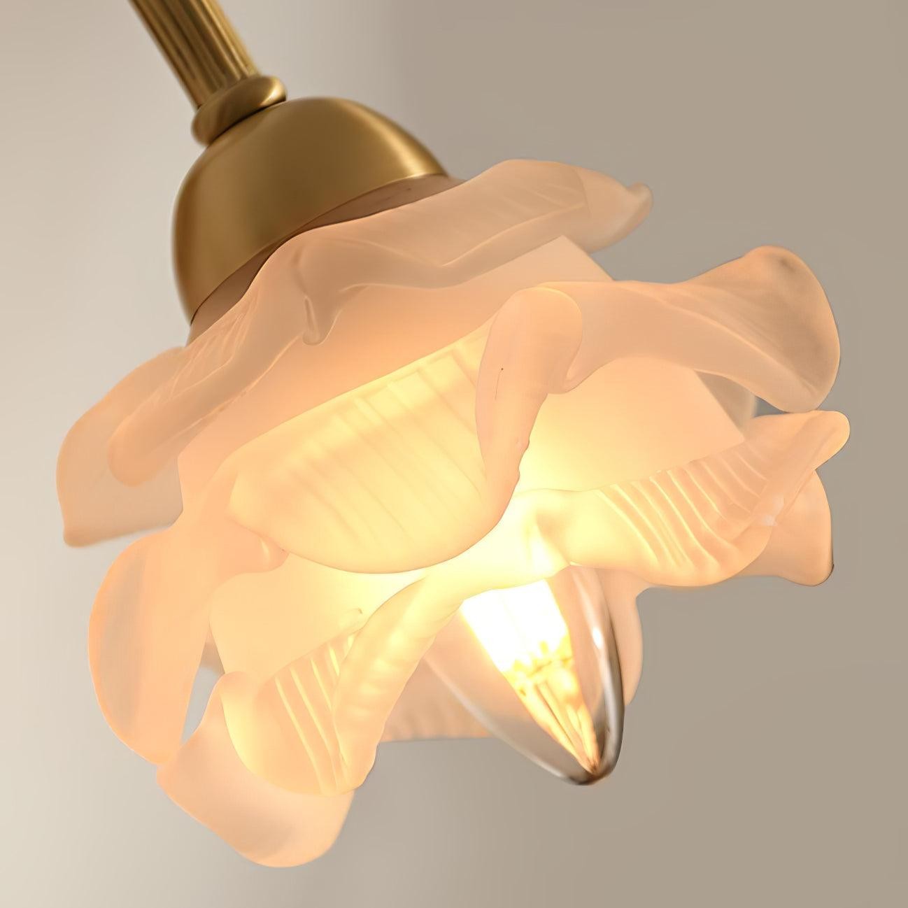 Messing Rozen Wandlamp HL394