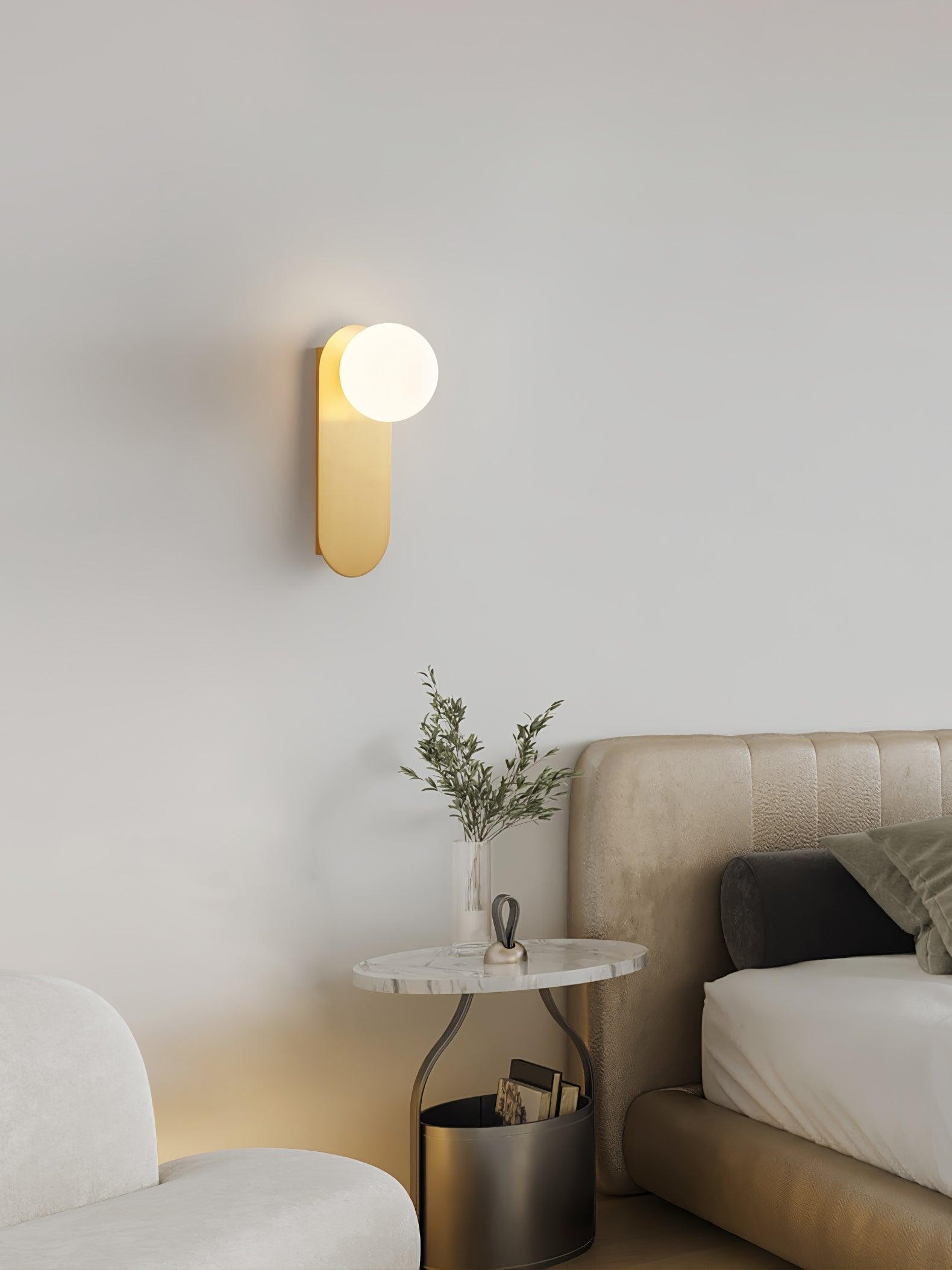 Moderne glazen wandlamp HL435