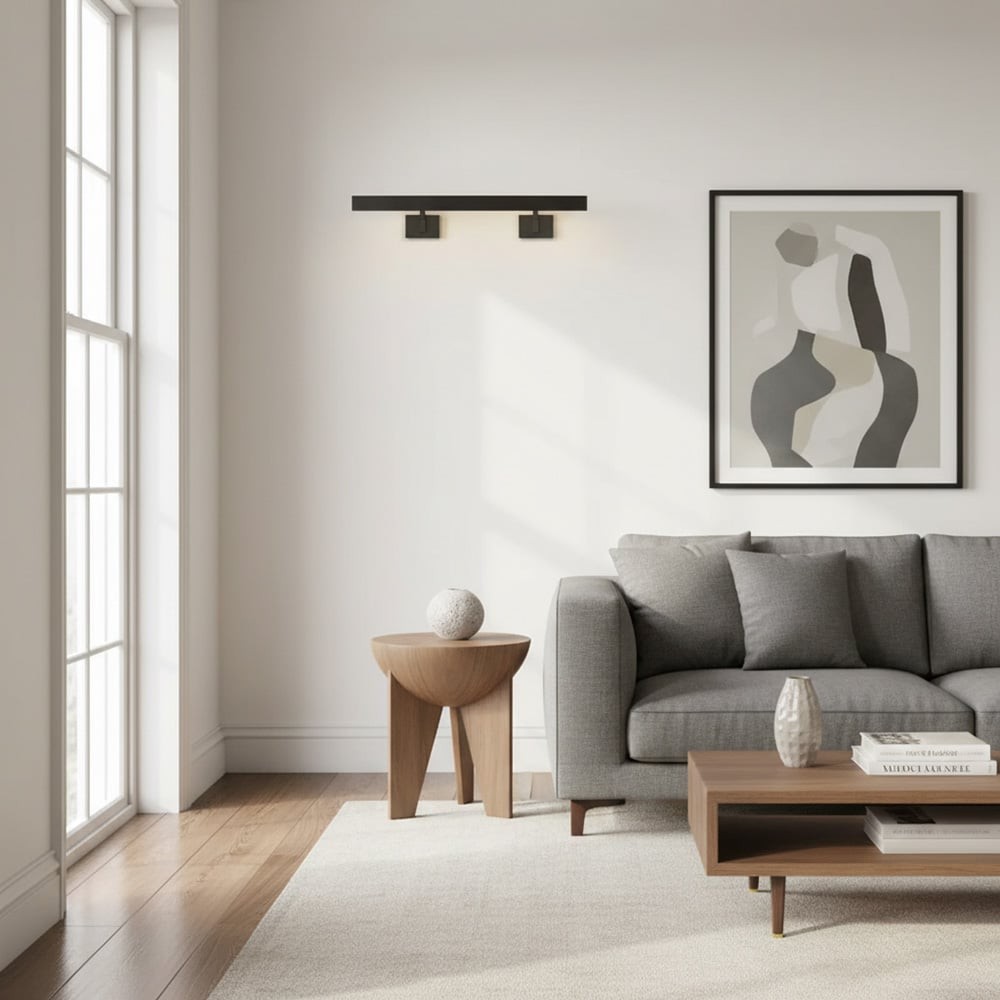 Minimalistische slanke wandlamp - Metalen kunstlamp HL1813
