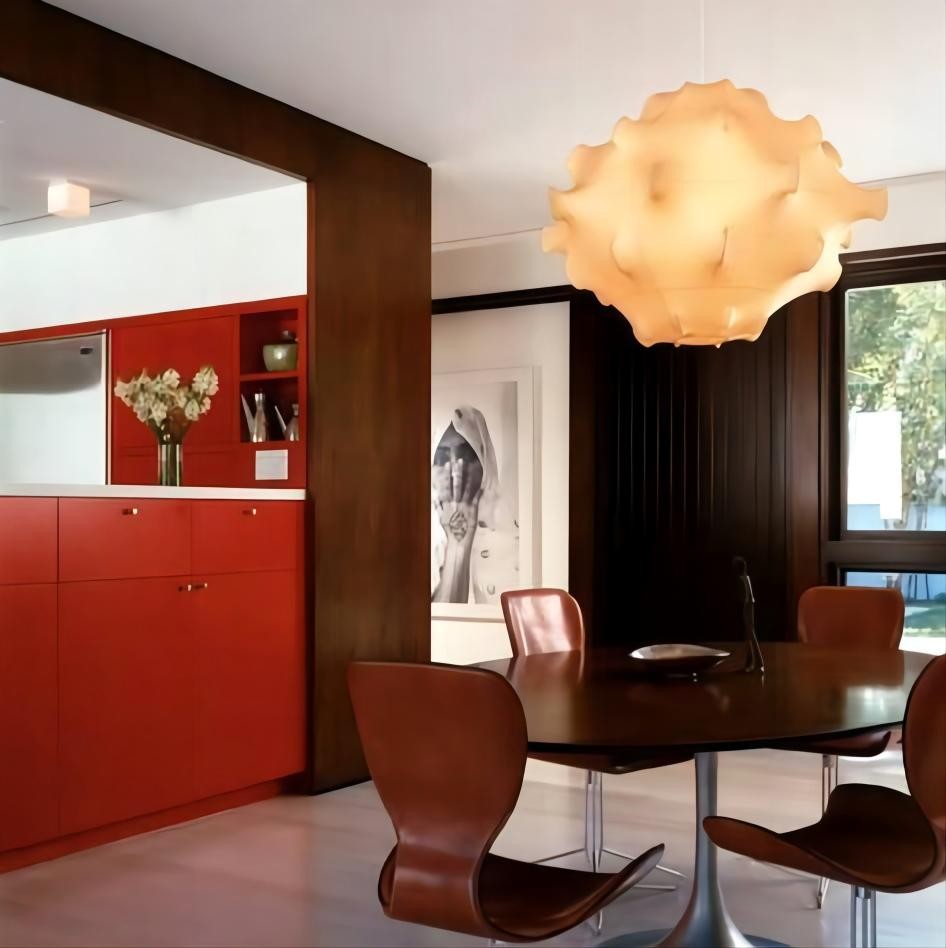 Witte Cocoon Hars Taraxacum Hanglamp