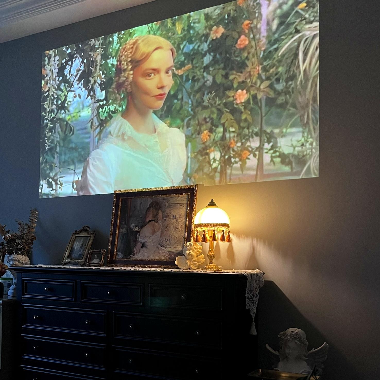 Romantisch vintage bedlampje