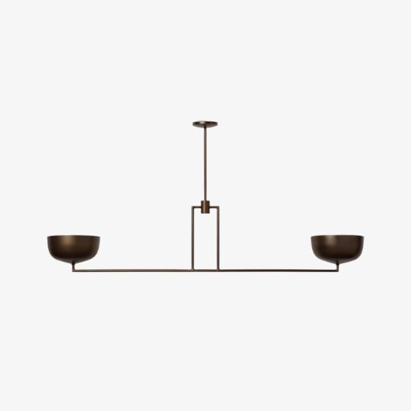 Lustrona Multi-Light Kroonluchter met Metalen Koepelkappen - Gestroomlijnd Modern voor de Eetkamer HL1872