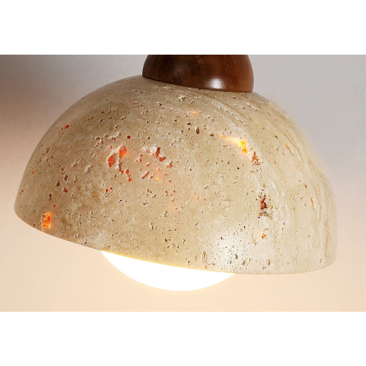 Tia Travertin Wandlamp met zwenkarm en stekker HL3238
