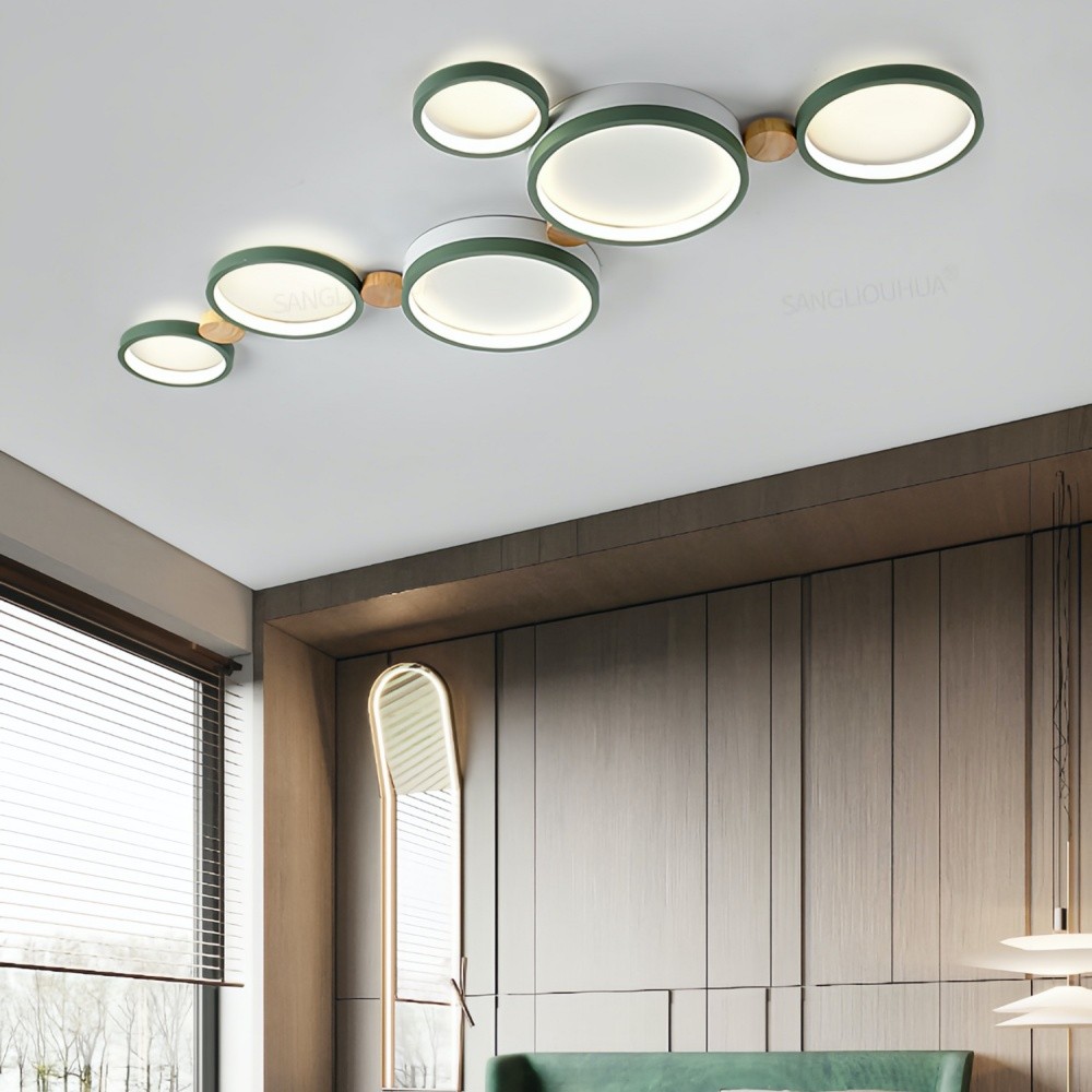 Nordic Circle LED Plafondlamp - Multi Branch Lamp voor Keuken HL1355