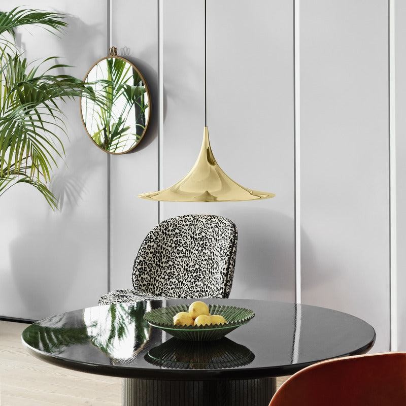 Mid Century Moderne Hoor Metalen Hanglamp