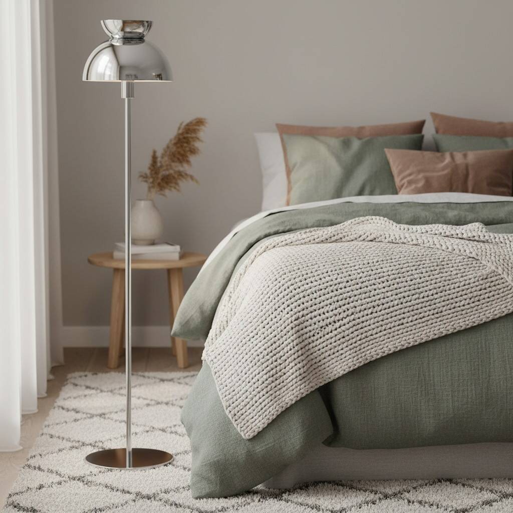 Aurelia Nordic Sculpturale Vloerlamp - Minimalistische Metalen Staande Lamp voor Woonkamer of Slaapkamer HL1984