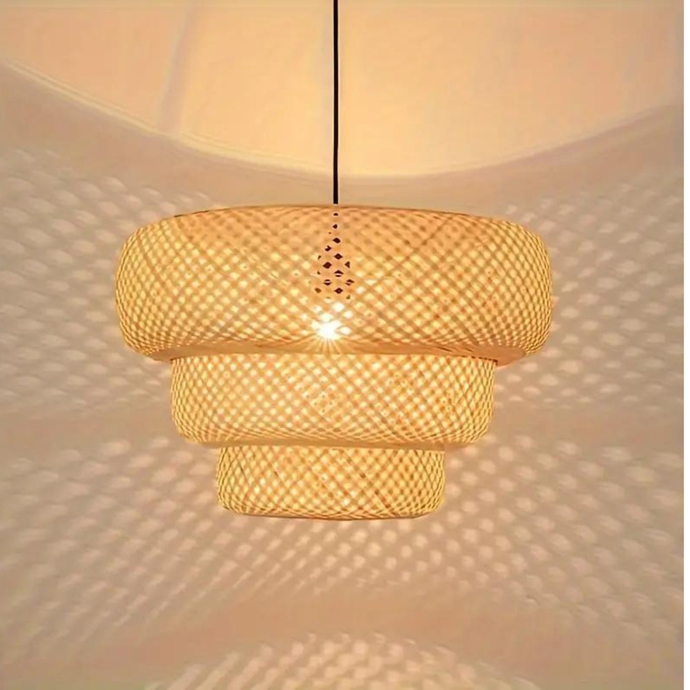 Boho bamboe hanglamp HL3450