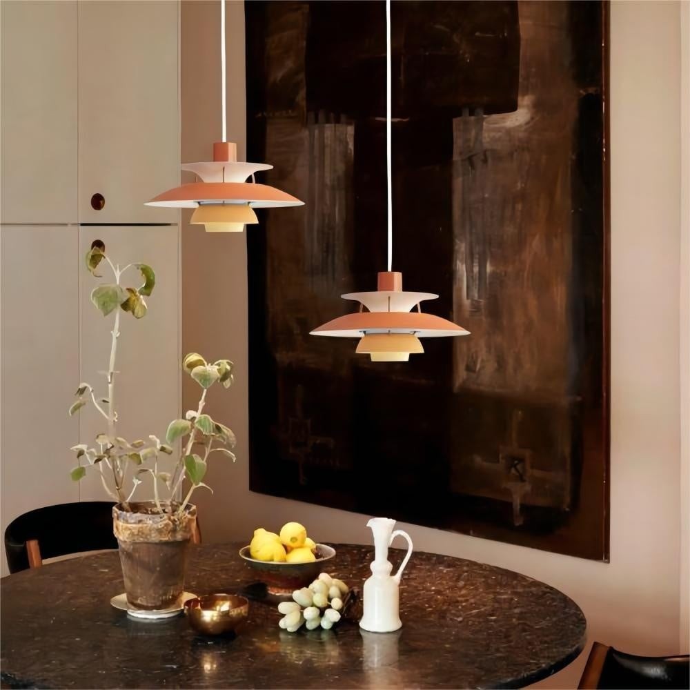 Deense Multilayer Metalen Hanglamp HL38