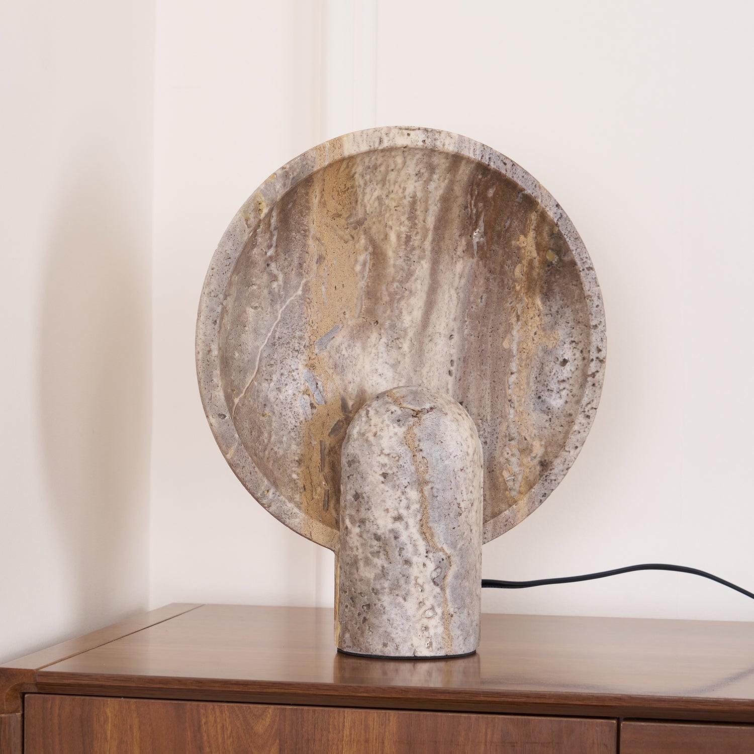 Wabi-sabi stijl Eclipse stenen tafellamp HL985