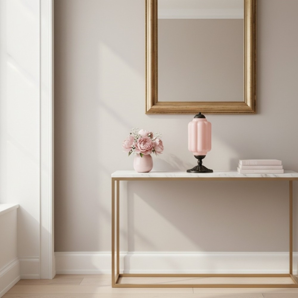 Eloise Vintage Glazen Pompoen Tafellamp HL931
