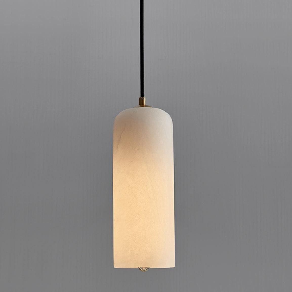 Luxe Albasten Cilinderstenen Hanglamp HL1059