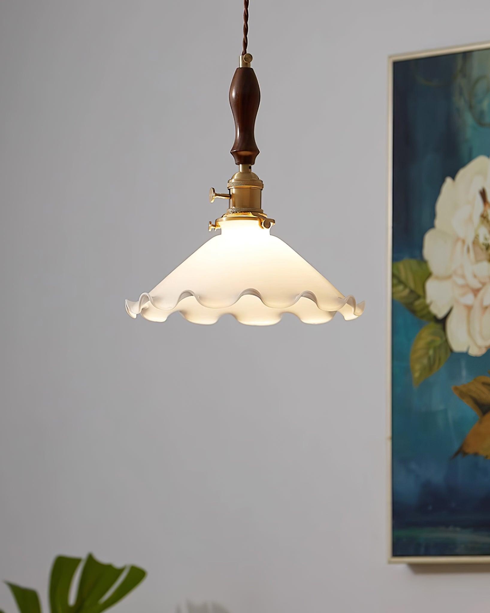 Melkachtige bloemen hanglamp HL708