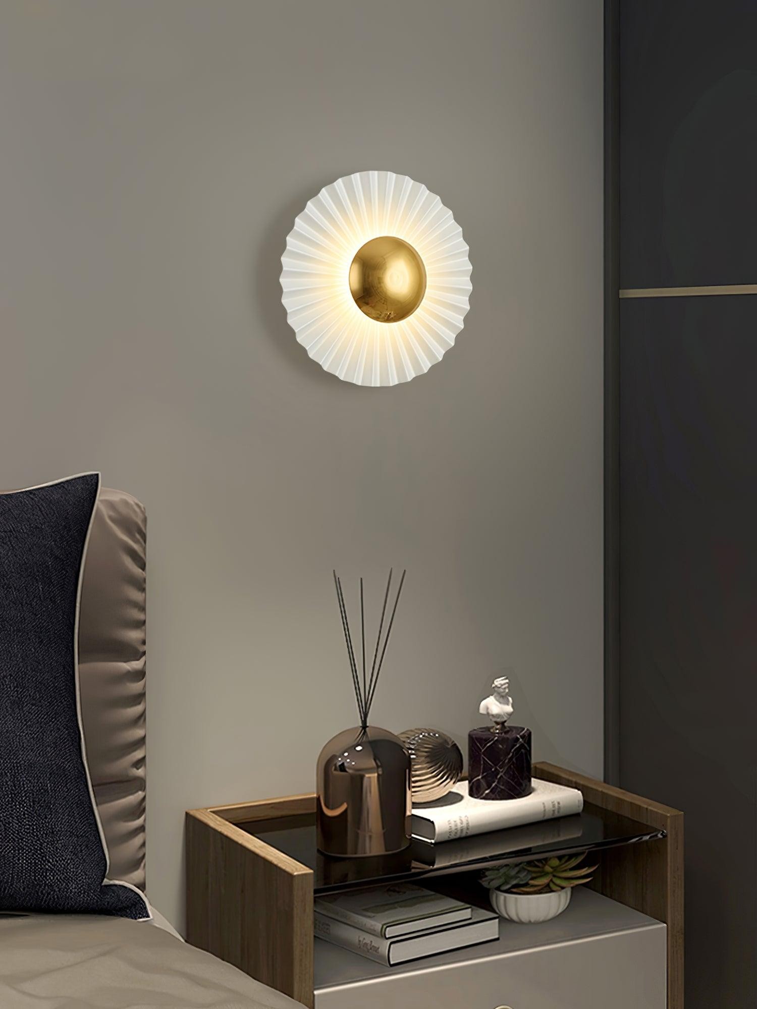 Moderne creatieve wandlamp met schelpmotief HL887