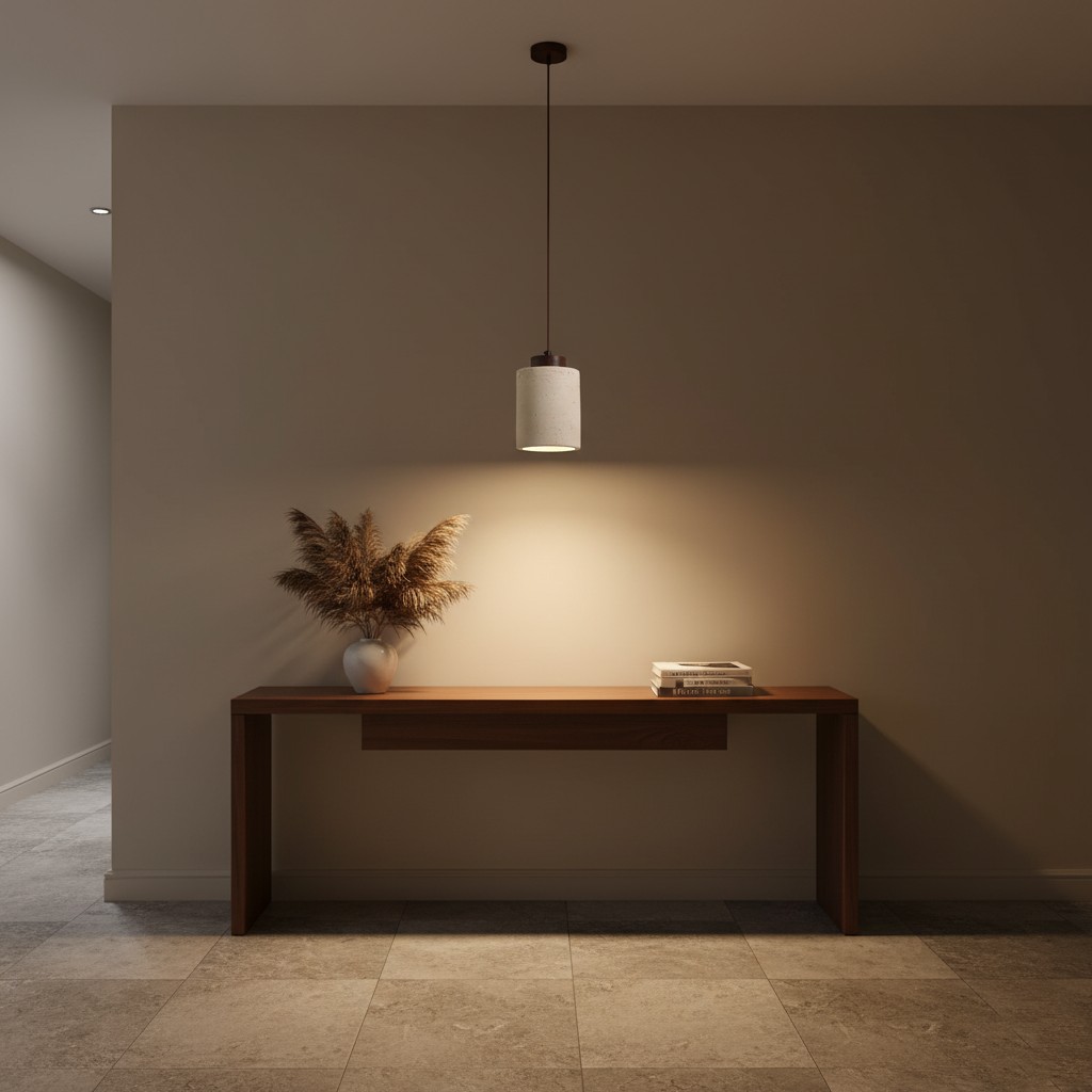 Scandinavische minimalistische hanglamp van travertijn met transparante afwerking HL3467
