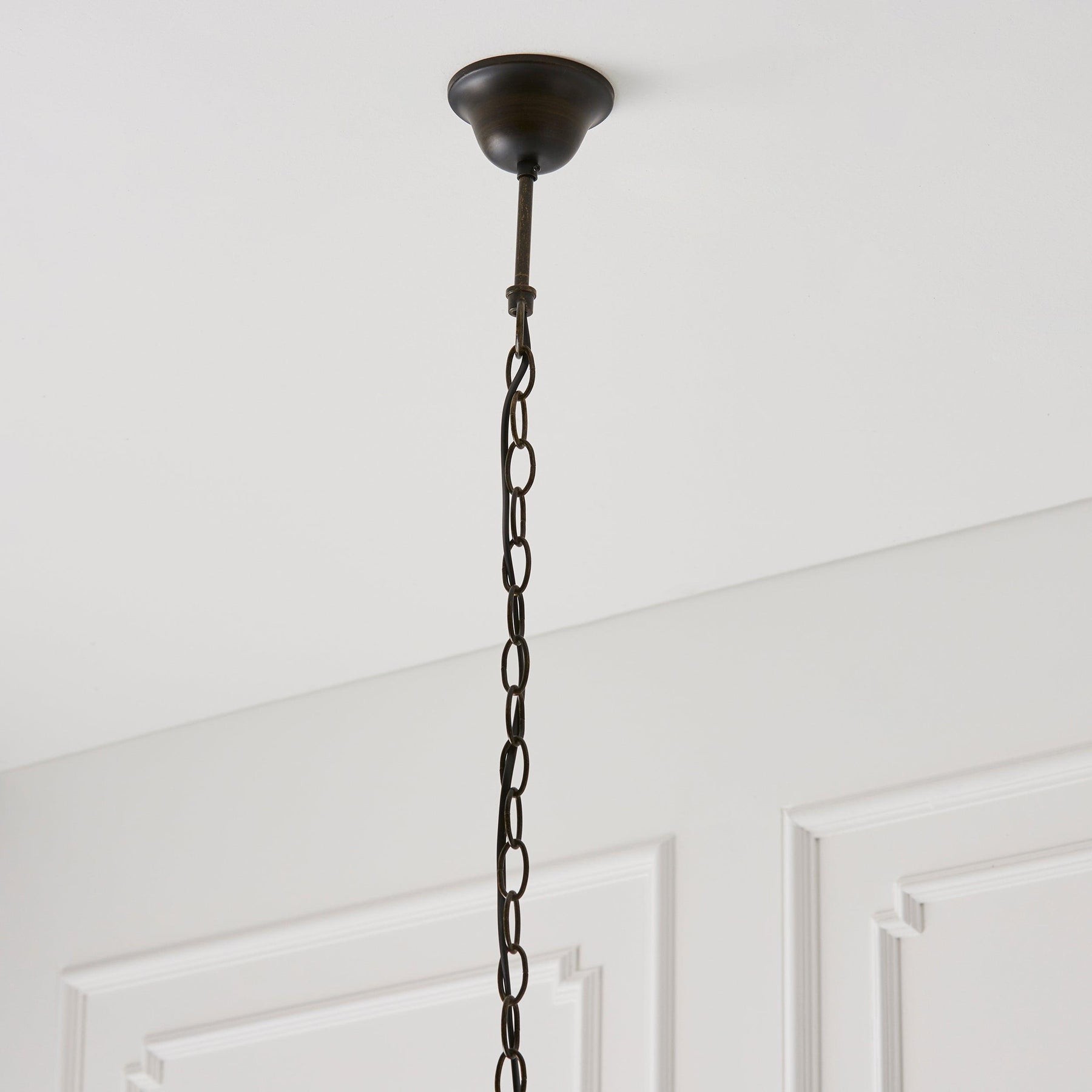 TF Hutchinson Tiffany glazen hanglamp met artistiek mozaïekdesign voor eet- en woonkamers HL2151