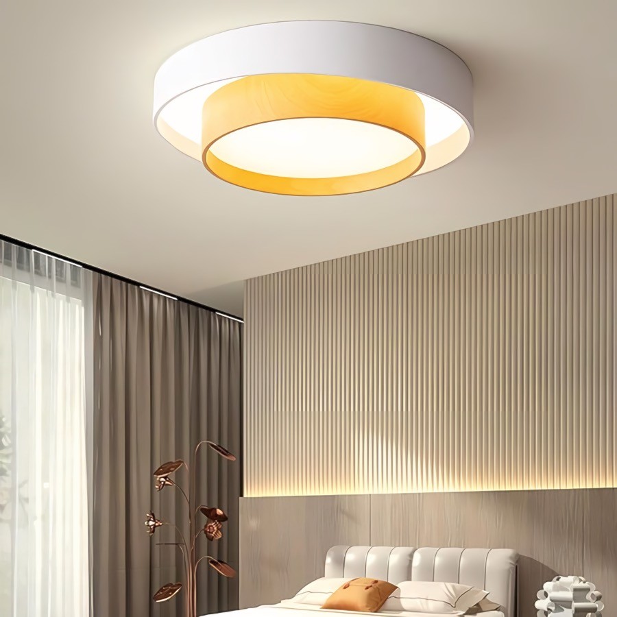 Dubbele Ronde Schijf Melody Plafondlamp HL265