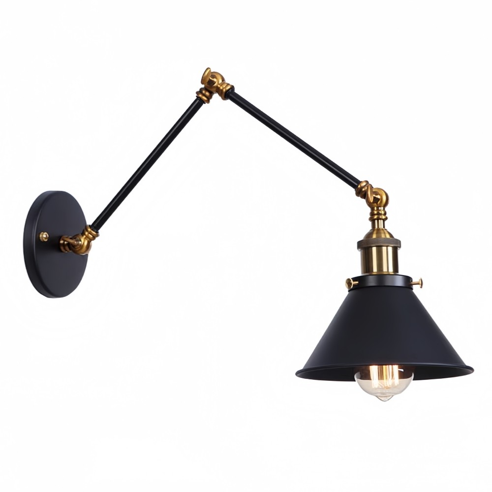 Marzella Industriële Retro IJzeren Vintage Wandlamp HL1227
