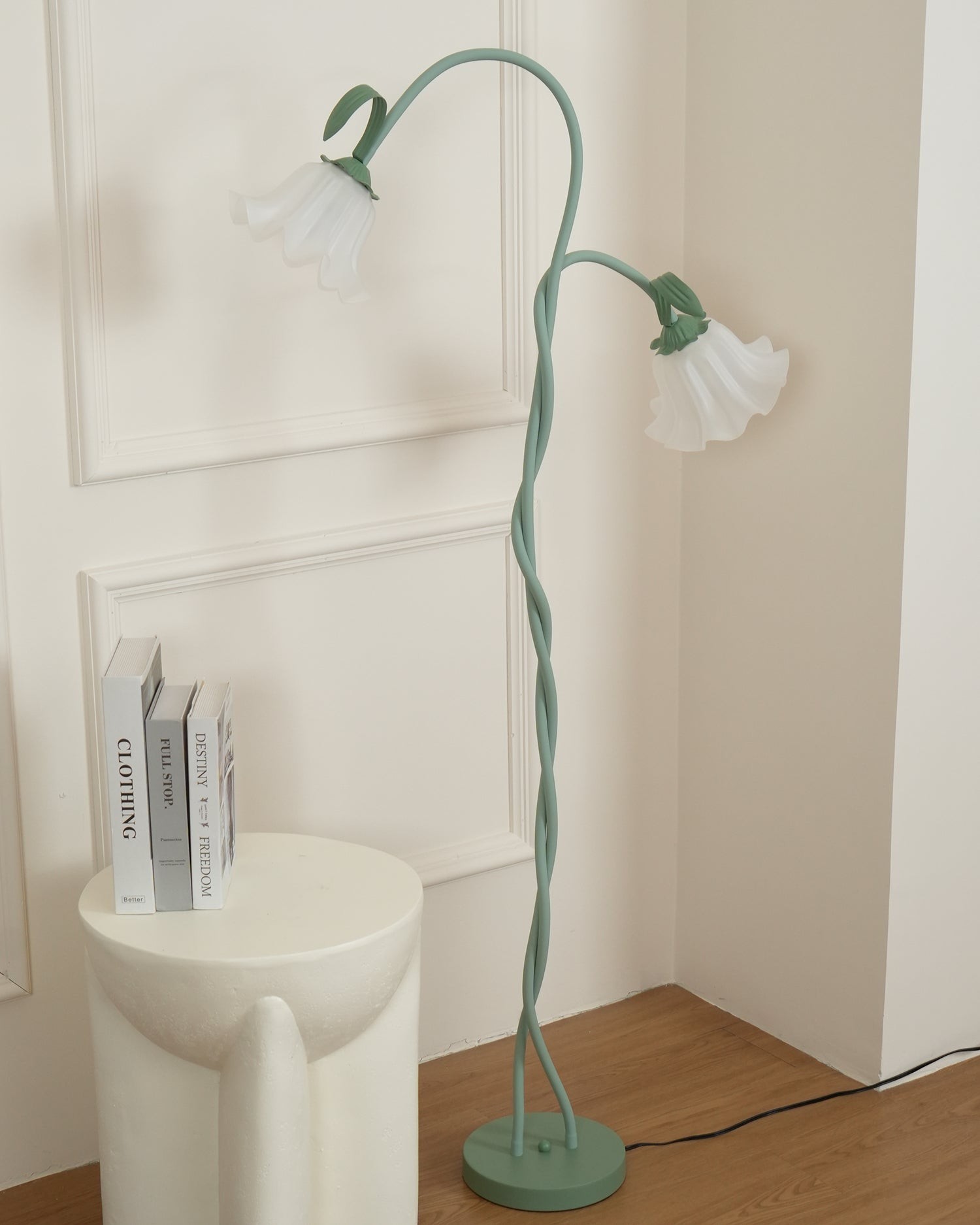 Creatieve multi-kops wikkelbloemvormige vloerlamp HL403
