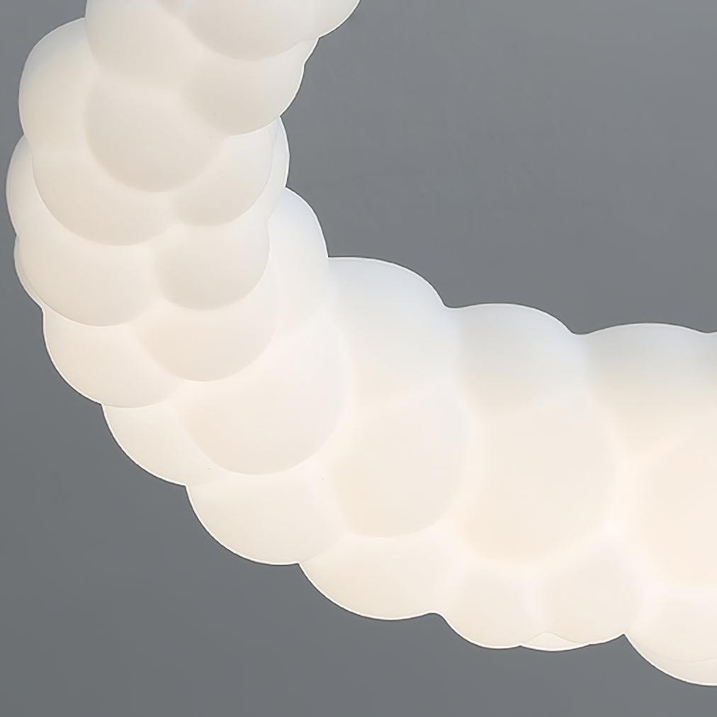 Crèmekleurige maanplafondlamp HL364