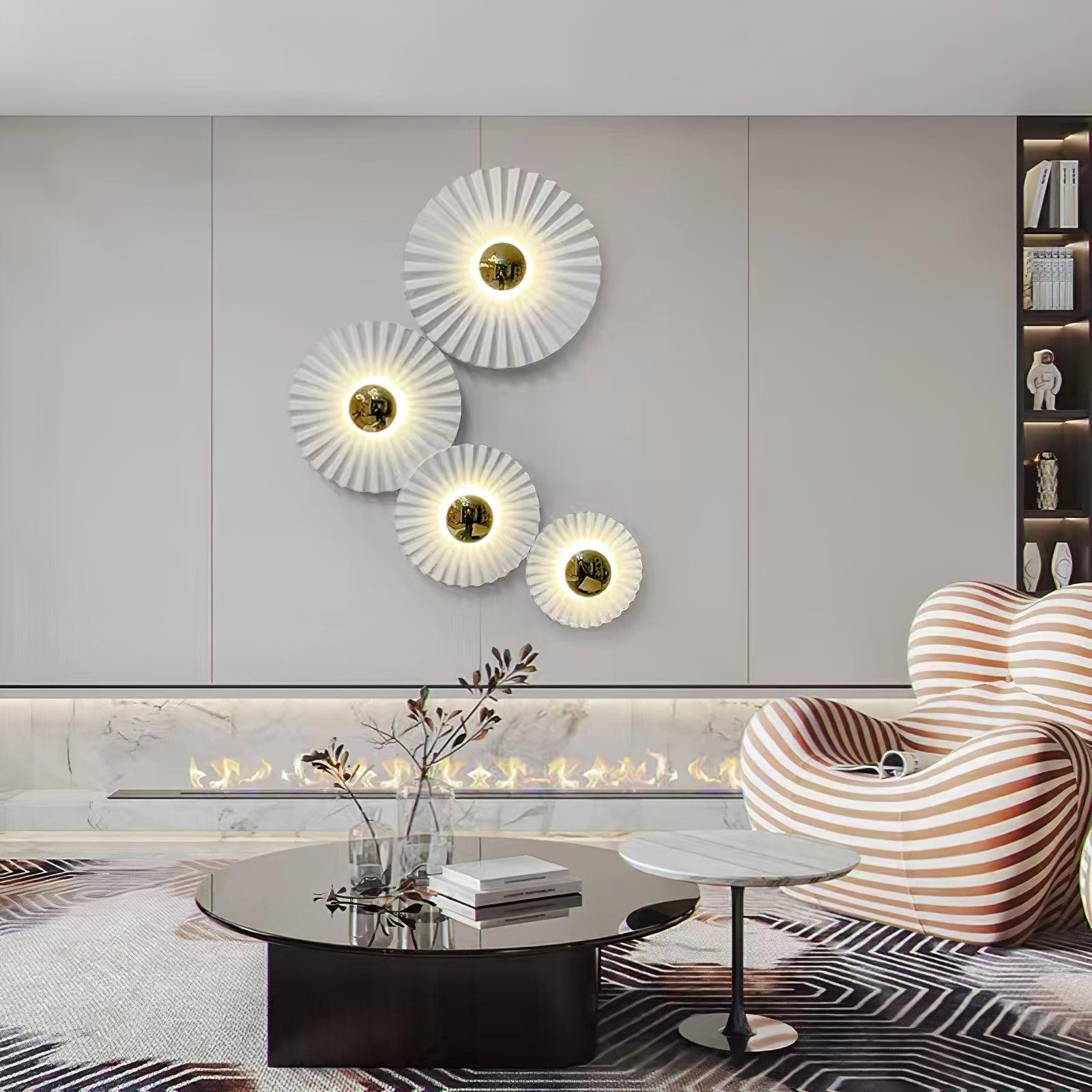 Moderne creatieve wandlamp met schelpmotief HL887