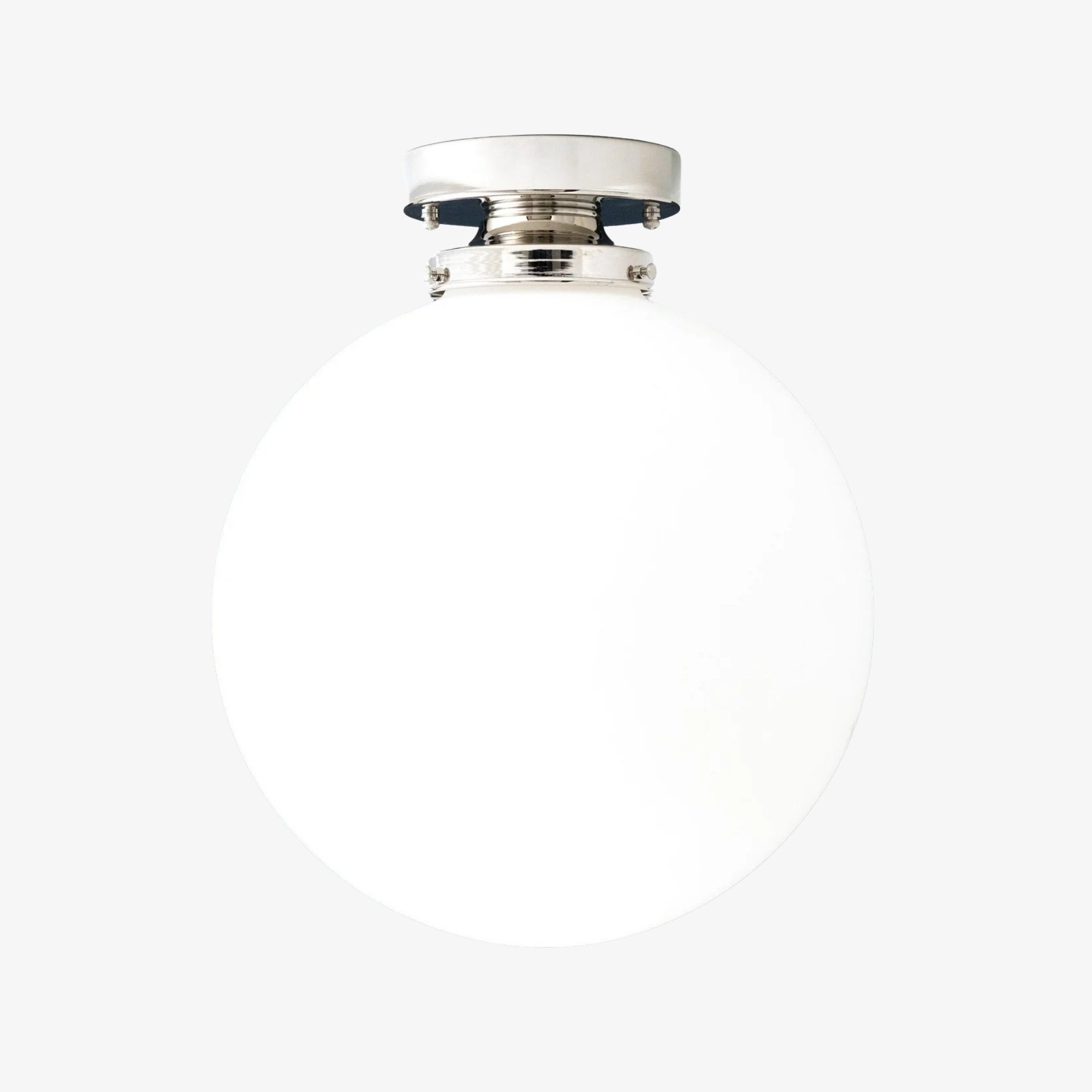Glorica Glass 12 inch bolvormige plafondlamp - Art Deco hanglamp van matglas en plafondlamp HL1724