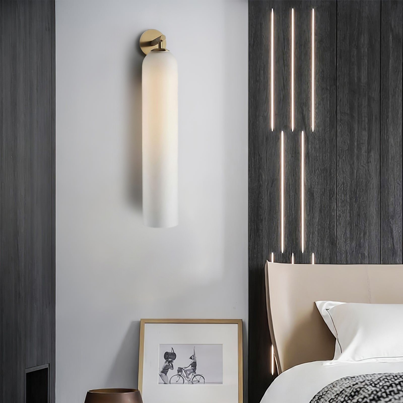 Kunstglazen wandlamp HL360