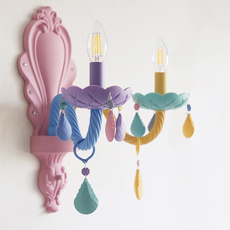 Kinderkamer Macaron Wandlamp