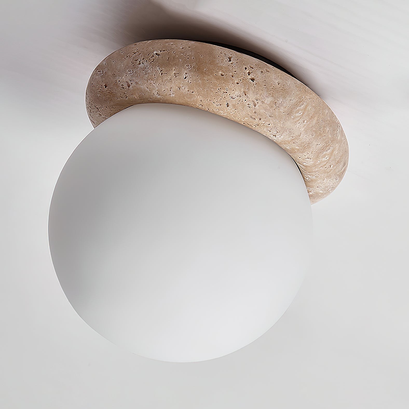 Marmeren Travertijn Asteroïde Plafondlamp HL417