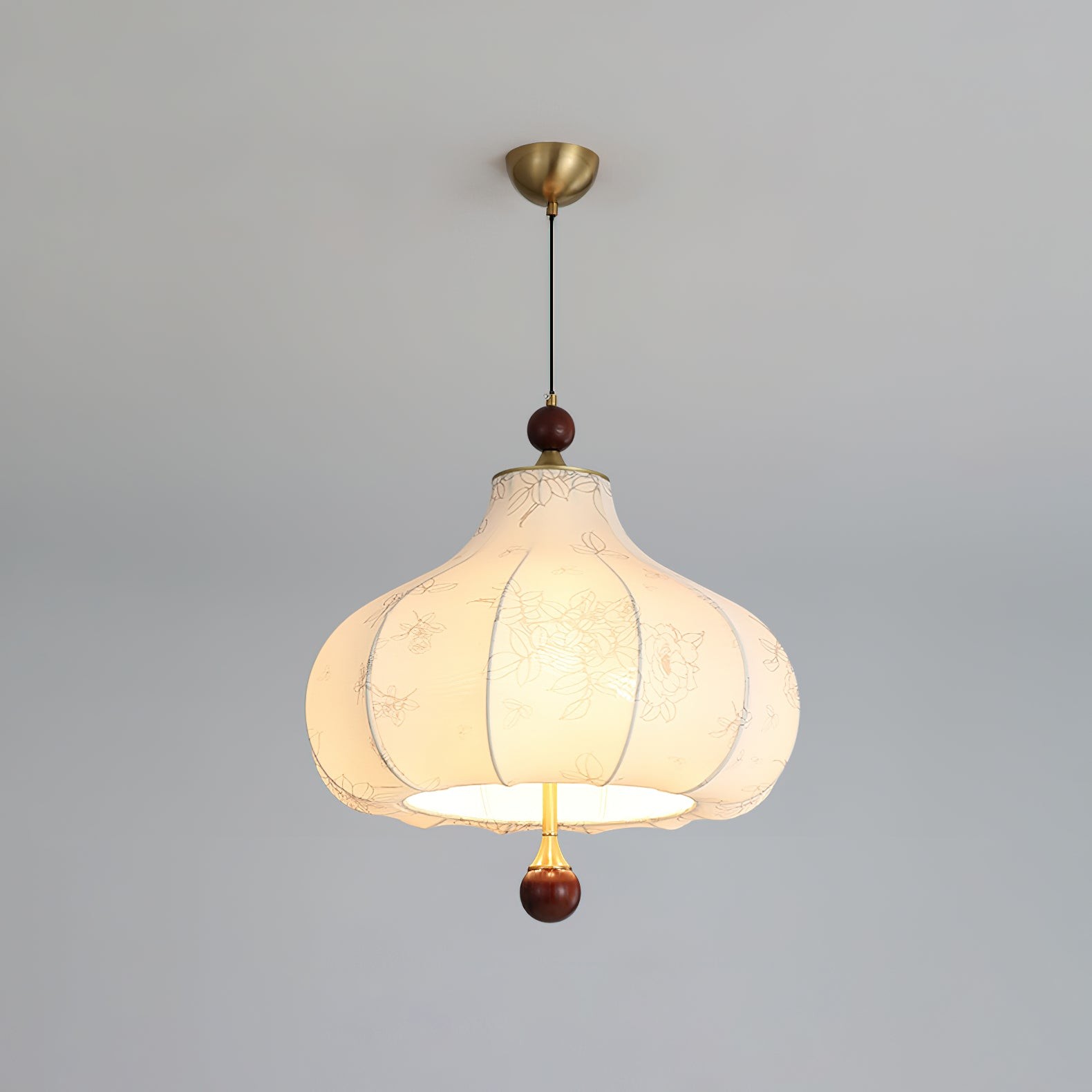 Franse Retro Stoffen Patroon Hanglamp HL496