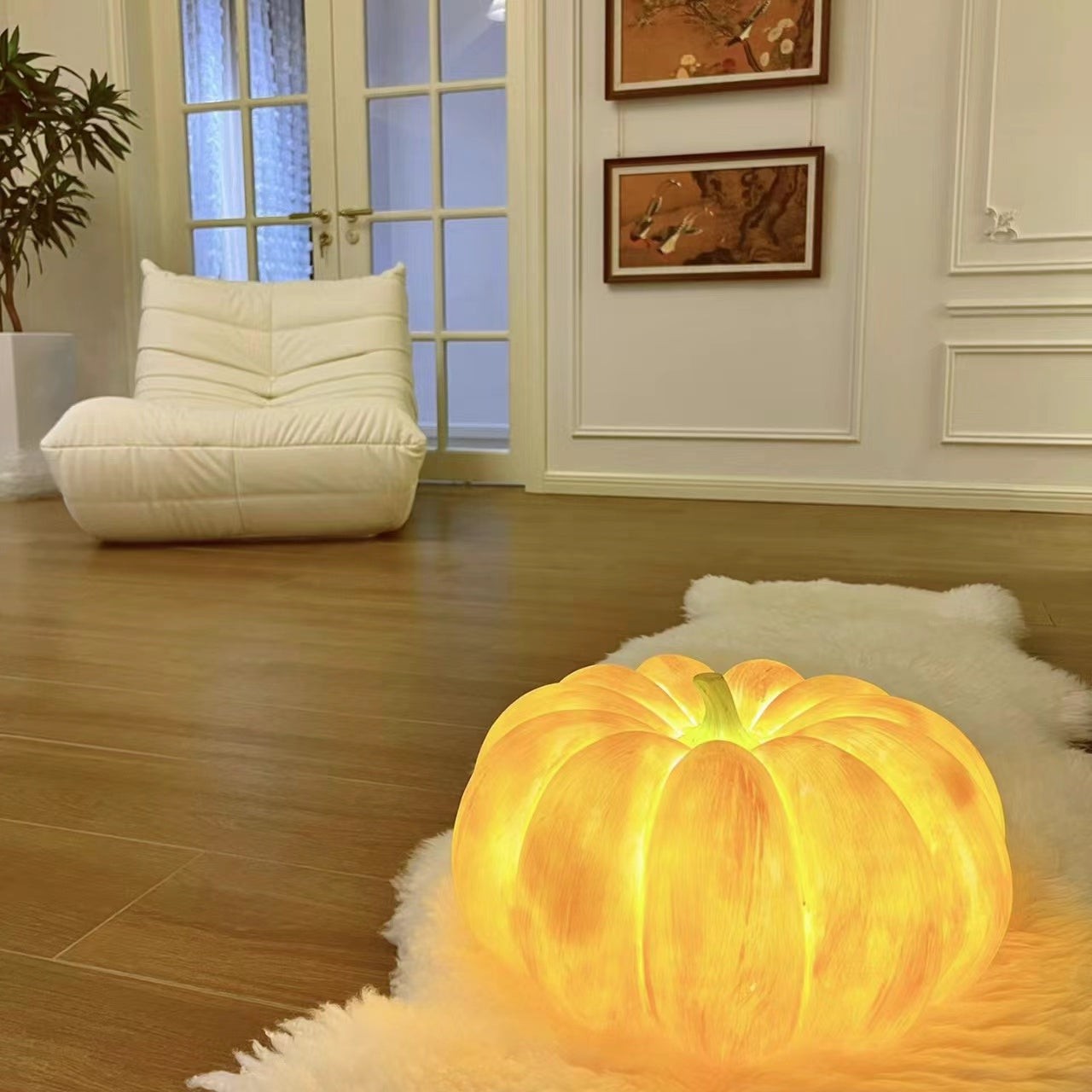 Pompoen Draagbare Tafellamp Voor Halloween Decoraties Buiten HL86
