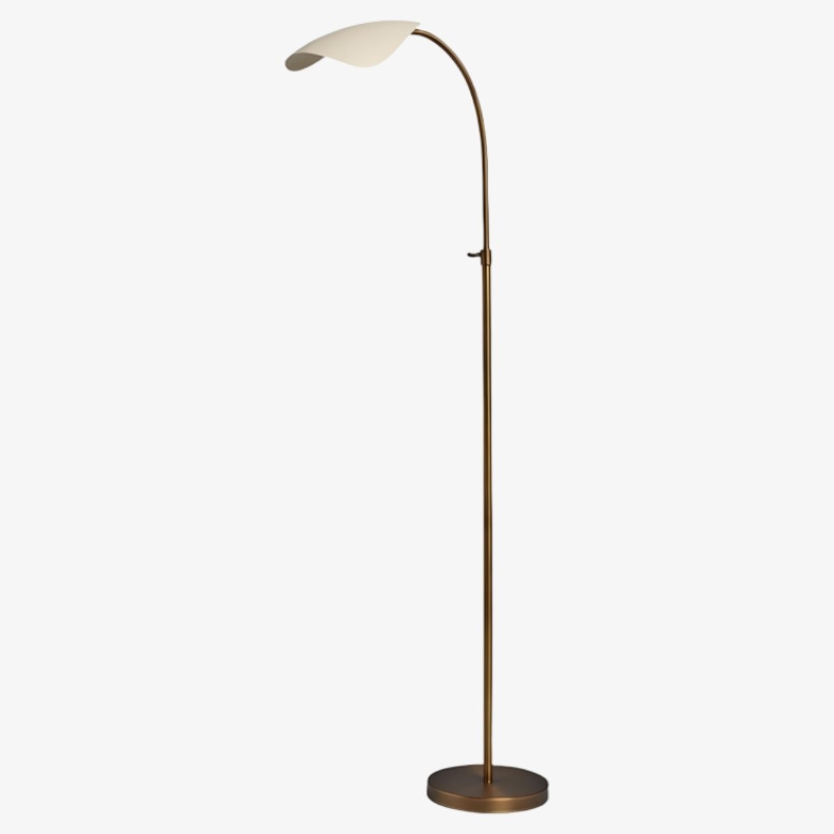 Shella Artistieke Vloerlamp - Elegant Gebogen Ontwerp voor Slaapkamer of Woonkamer HL1883