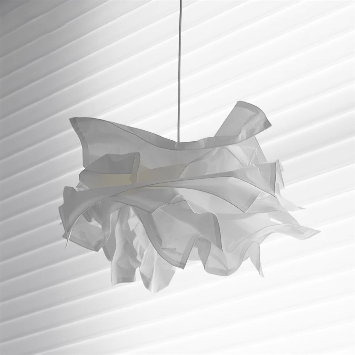 Moderne crèmekleurige papieren hanglamp HL636